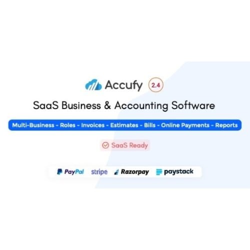 Accufy SaaS Business Accounting Software Nulled 1