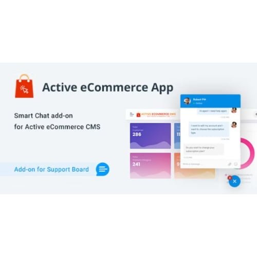 Active eCommerce Chat Support App for Support Board