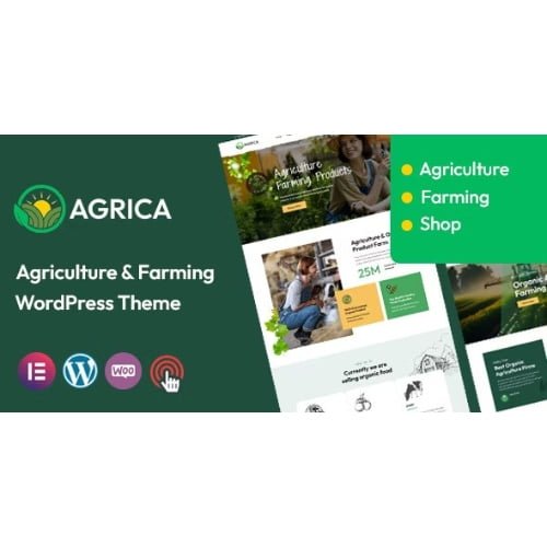 Agrica Agriculture WordPress Theme