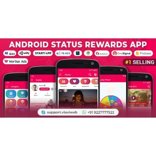 Android Status App With Reward Point Nulled