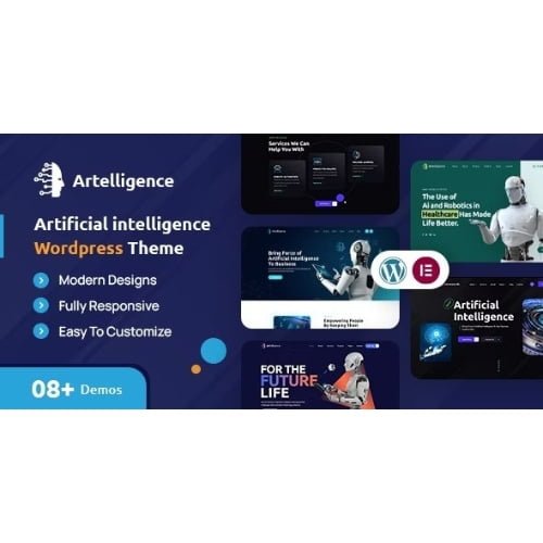 Artelligence AI Robotics WordPress Theme