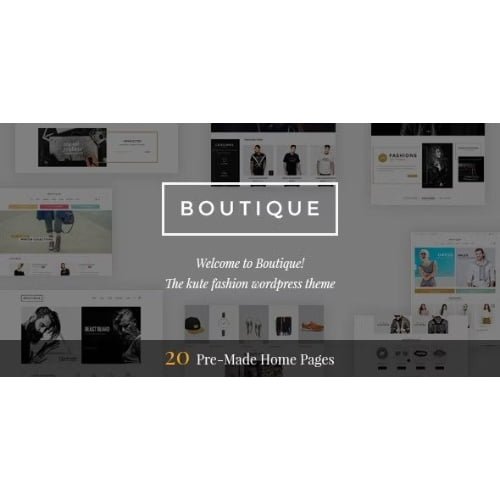 Boutique Kute Fashion WooCommerce Theme RTL Supported