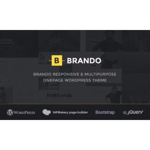 Brando Responsive and Multipurpose OnePage WordPress Theme