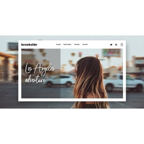 Brookside Personal WordPress Blog Theme