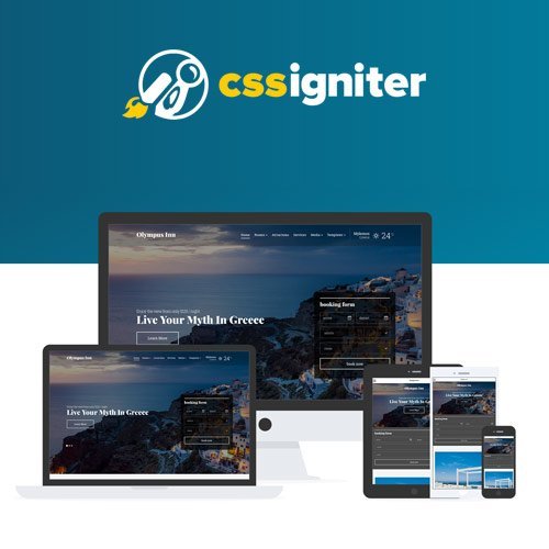 CSS Igniter Olympus Inn Hotelmotel WordPress Theme 1
