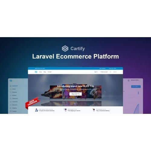 Cartify Laravel Ecommerce Platform with Tailwind CSS Nulled