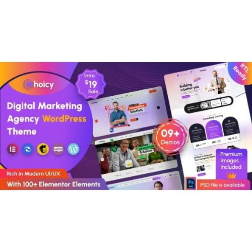 Choicy Digital Marketing Agency WordPress Theme