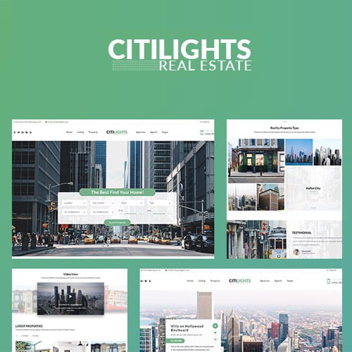 CitiLights Real Estate WordPress Theme