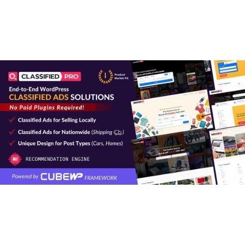 ClassifiedPro Local Classifieds Ads WordPress Theme