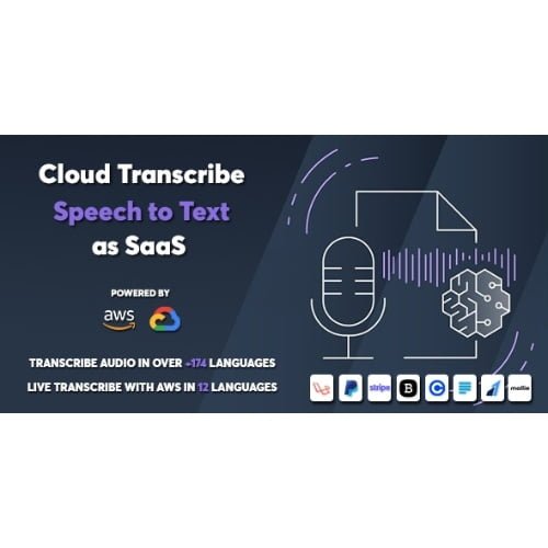 Cloud Transcribe Speech to Text SaaS Nulled