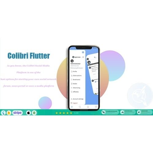 ColibriSM Flutter For ColibriSM Social PHP Script Free Download