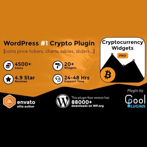 Cryptocurrency Widgets Pro WordPress Crypto Plugin