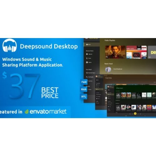 DeepSound Desktop A Windows Sound Music Sharing Platform Application Free Download