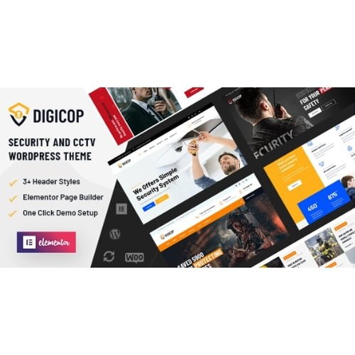 Digicop Security and CCTV WordPress Theme