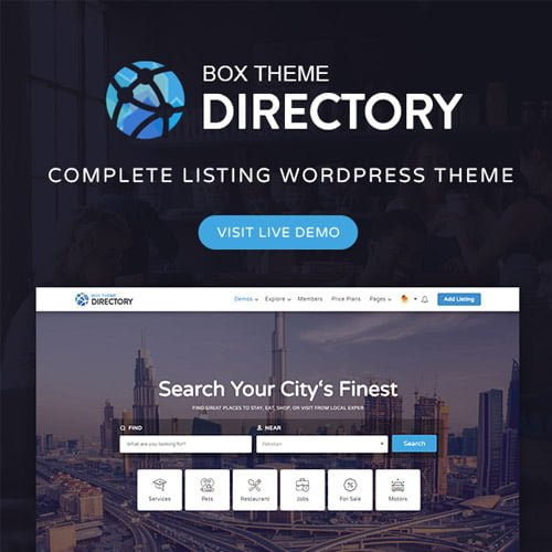 Directory Multi purpose WordPress Theme