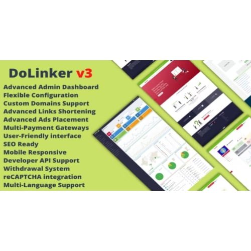DoLinker Nulled Ultimate URL Shortener Platform