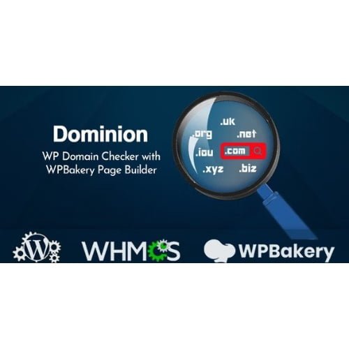 Dominion WP Domain Checker with WPBakery Page Builder