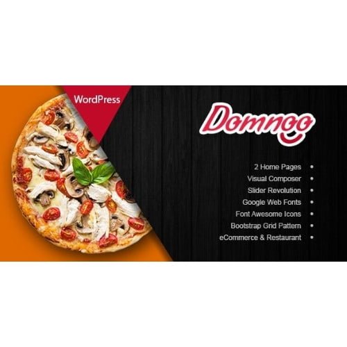 Domnoo Pizza Restaurant WordPress Theme