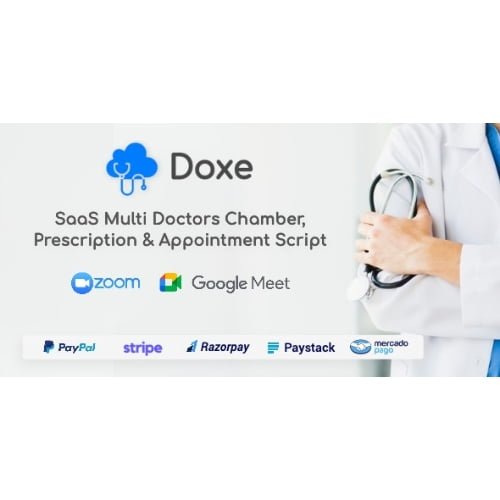 Doxe SaaS Doctors Chamber Prescription Appointment System Nulled