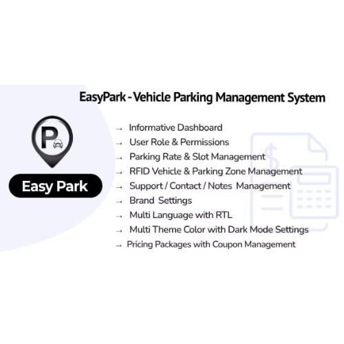 EasyPark SaaS Vehicle Parking Management System