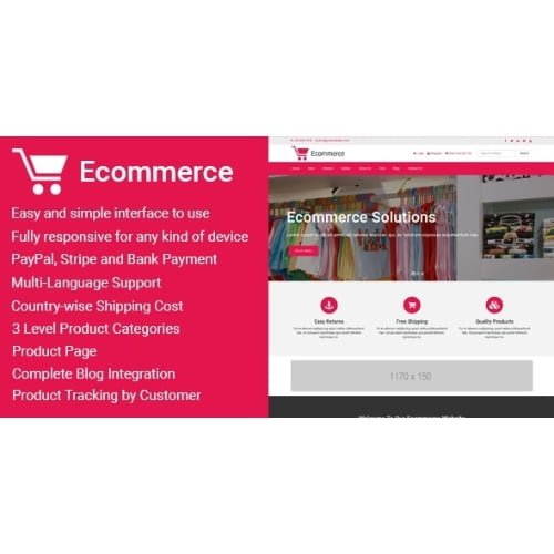 Ecommerce Responsive Ecommerce Business Management Script Nulled