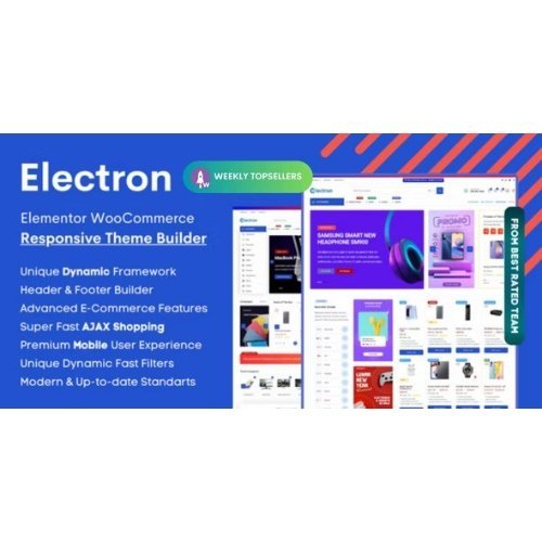 Electron Elementor Electronics Store WooCommerce Theme 1