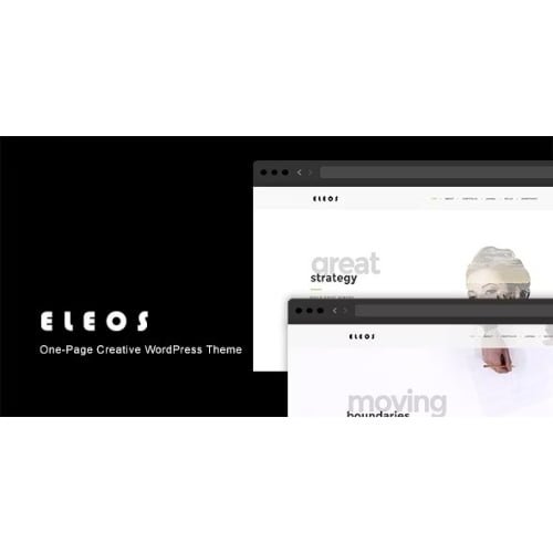 Eleos One Page Creative WordPress Theme