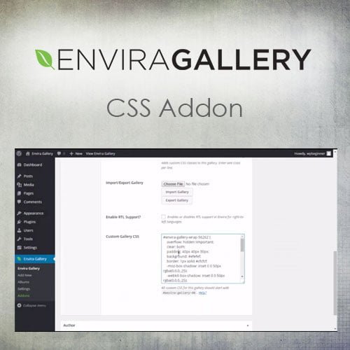 Envira Gallery – CSS Addon 1