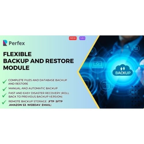 Exicube BFlexible Backup and Restore Module for Perfex NulledidCab App Free Download