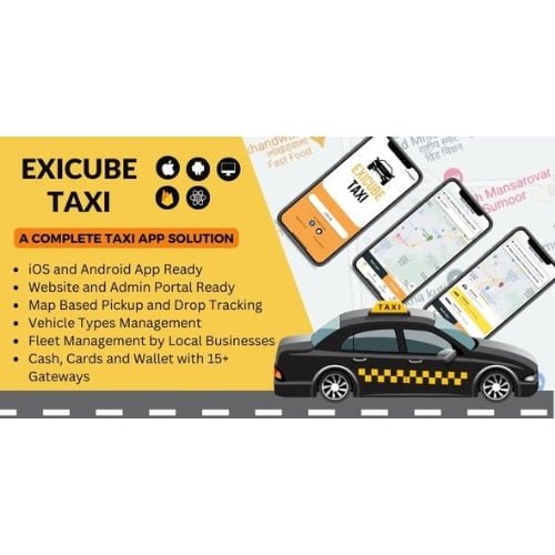 Exicube Taxi App by exicube Nulled 1 1