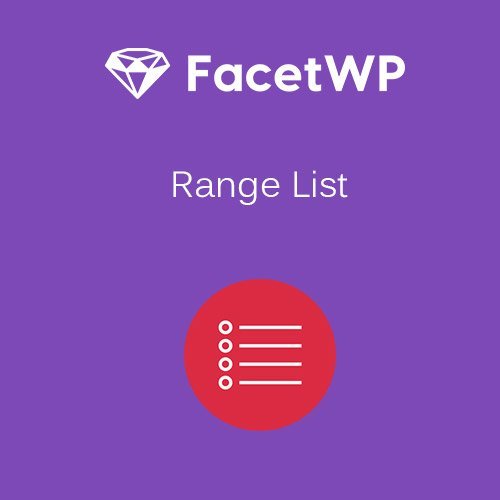 FacetWP Range List