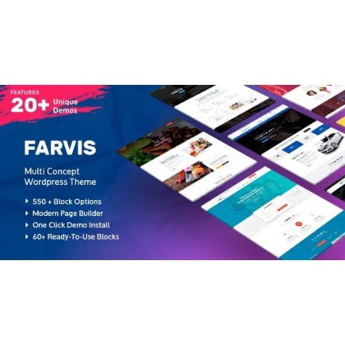 Farvis Multipurpose WordPress Theme