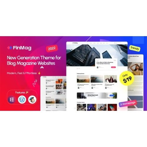 FinMag Modern Magazine WordPress Theme