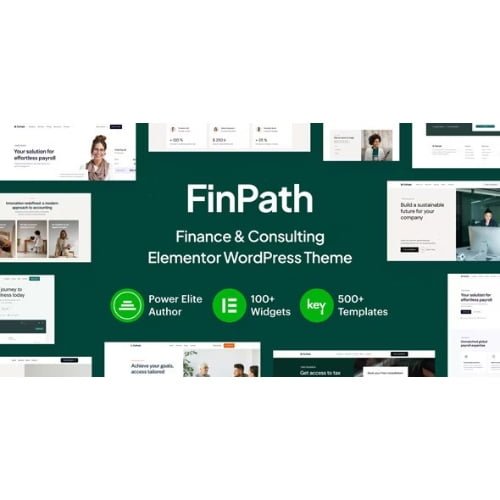 FinPath Finance Consulting Elementor WordPress Theme
