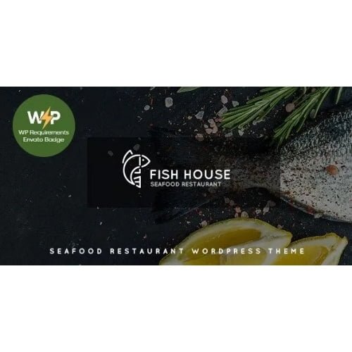 Fish House A Stylish Seafood Restaurant Cafe Bar WordPress Theme 1