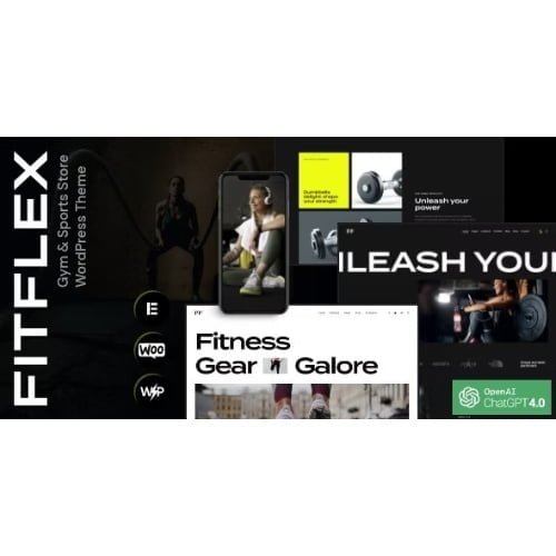 FitFlex Gym Sports Store WordPress Theme
