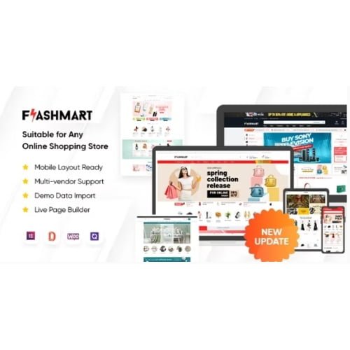 FlashMart Multipurpose Elementor WooCommerce WordPress Theme Free Download