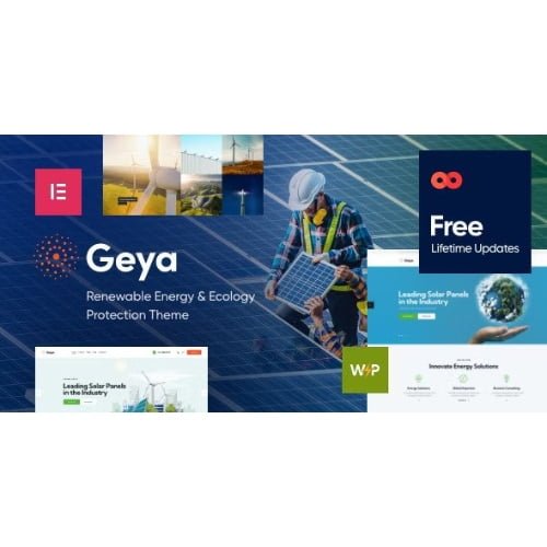 Geya Renewable Energy Ecology Protection WordPress Theme