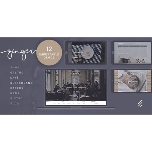 Ginger — Restaurant WordPress Theme