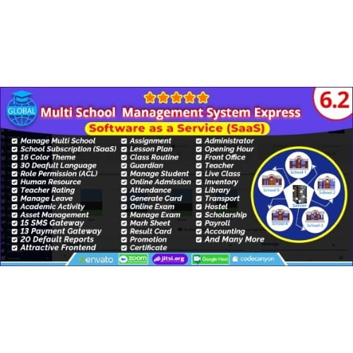 Global Multi School Management System Express  is a comprehensive and efficient school management 3