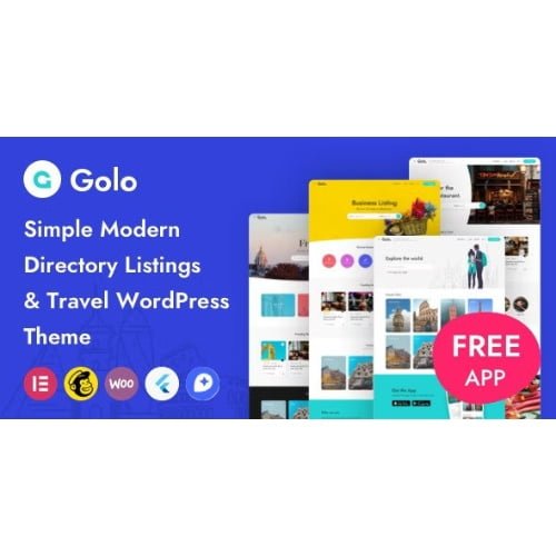 Golo Directory Listing Travel WordPress Theme