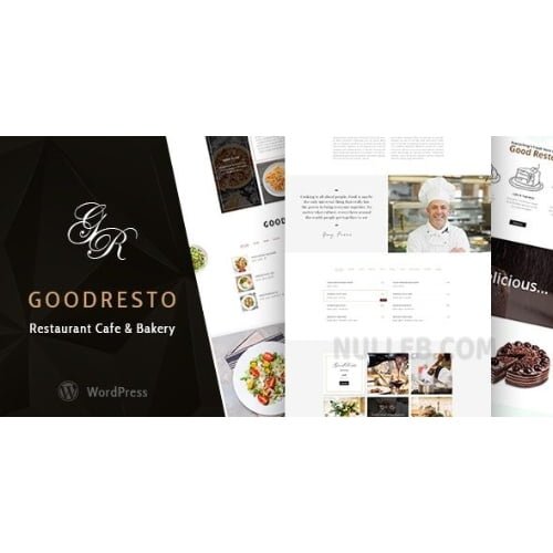 GoodResto Restaurant WordPress Theme Woocommerce