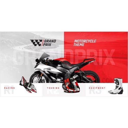 GrandPrix Motorcycle WordPress Theme