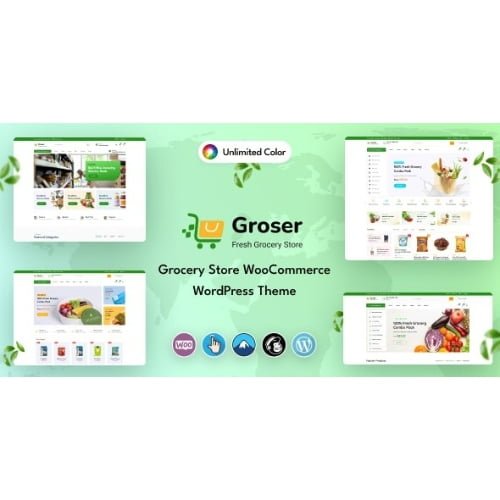 Groser Grocery Store WooCommerce Nulled