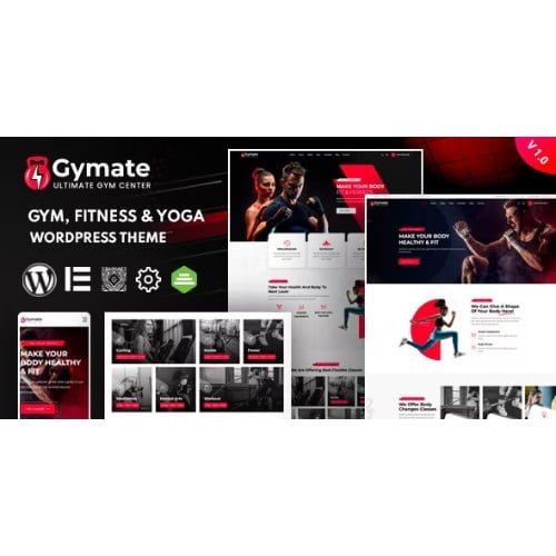 Gymat Fitness and Gym WordPress Theme