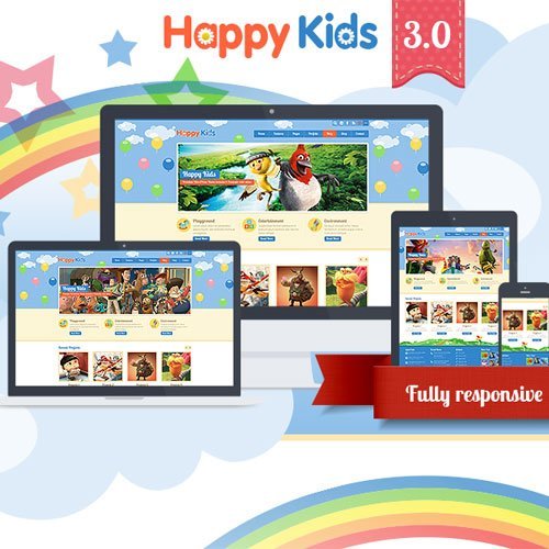 Happy Kids Children WordPress Theme