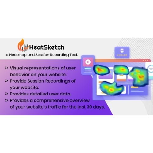 HeatSketch Heatmap and Session Recording Tool SaaS Platform Nulled 1