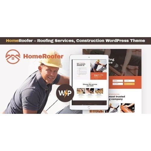 HomeRoofer Roofing Company Services Construction WordPress Theme