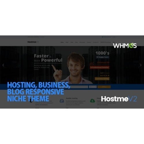 Hostme v2 Responsive WordPress Theme Nulled