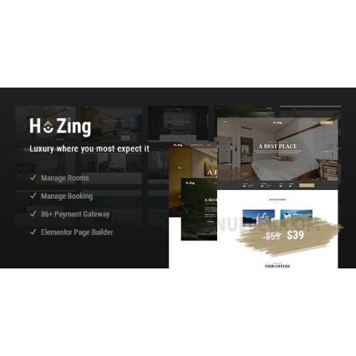 Hozing Hotel Booking WordPress Theme